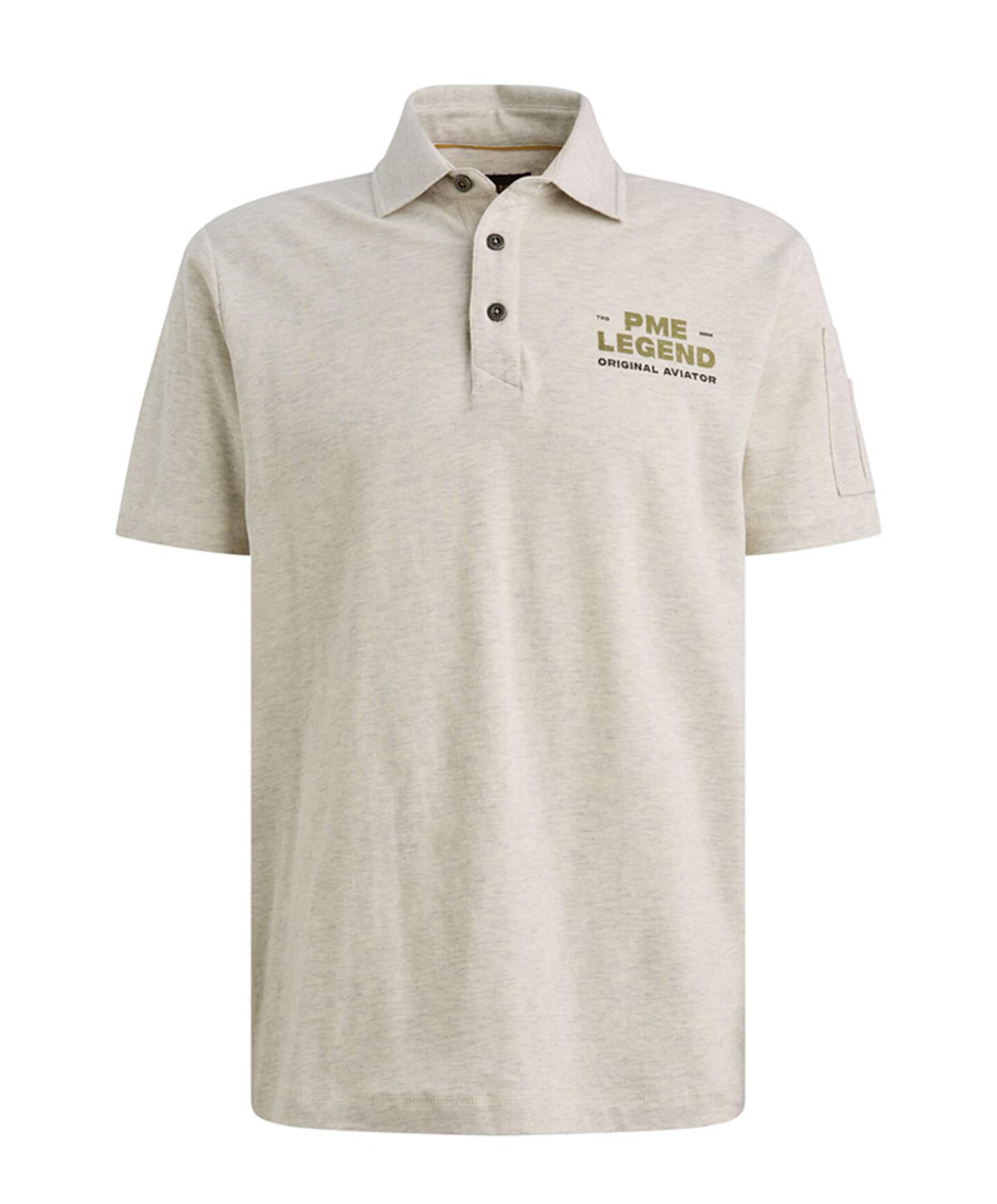 Heren polo grijs