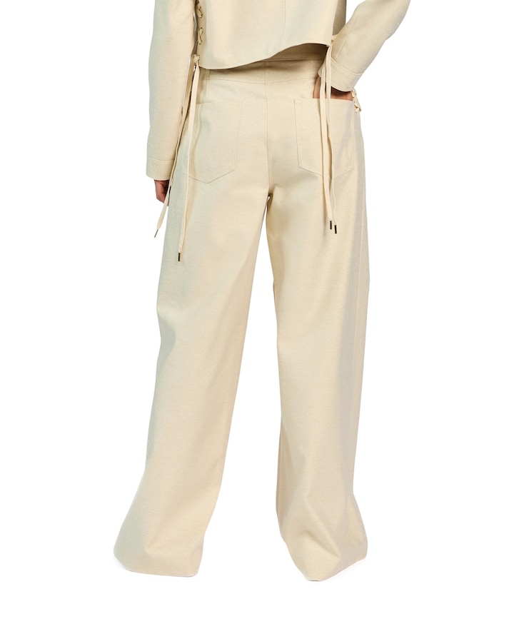 NORE LACING CO 545 dames broek ecru