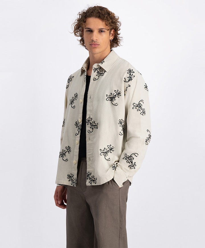 Overhemd lange mouw ecru