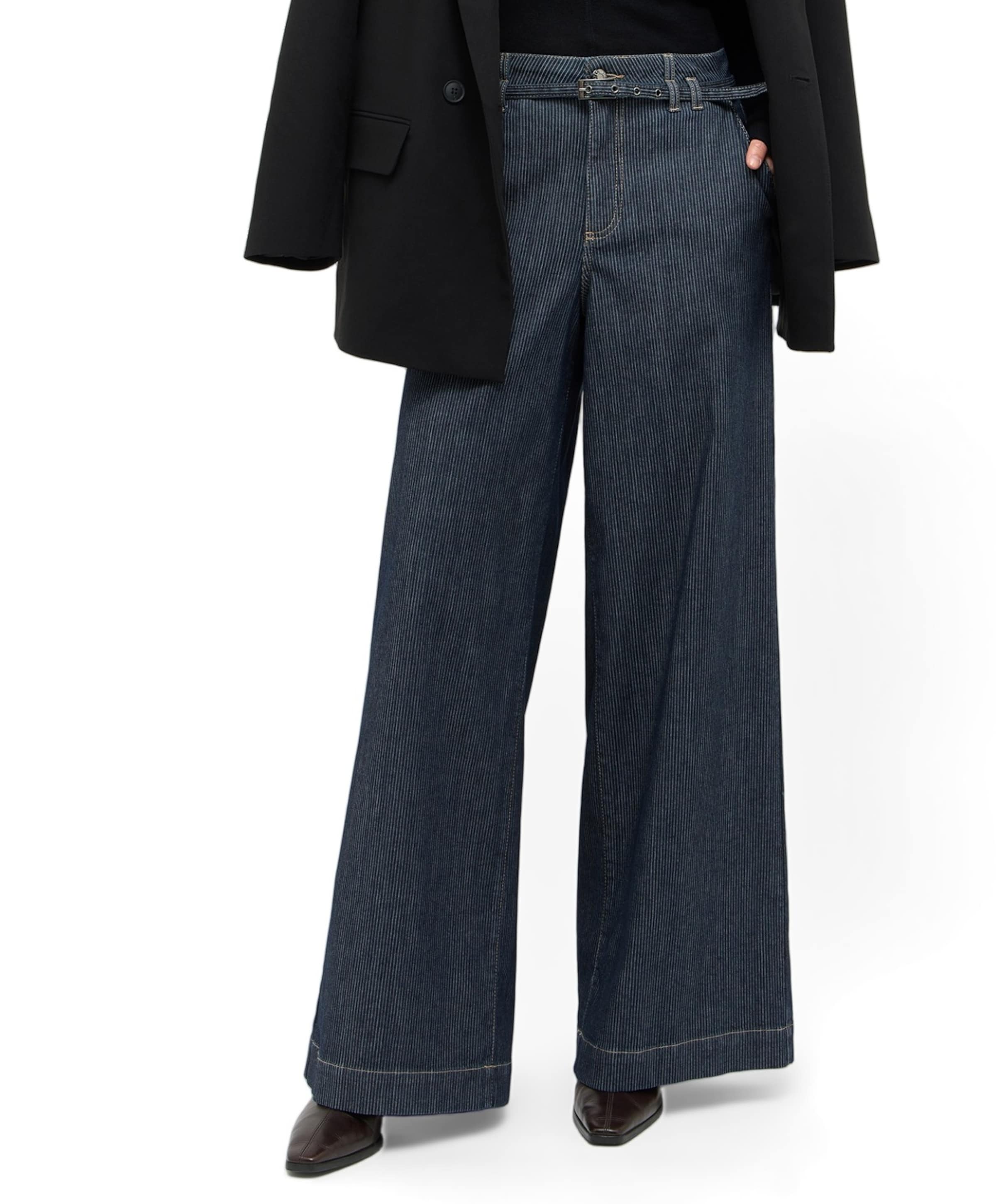 LIVA SLEEK dames jeans blauw