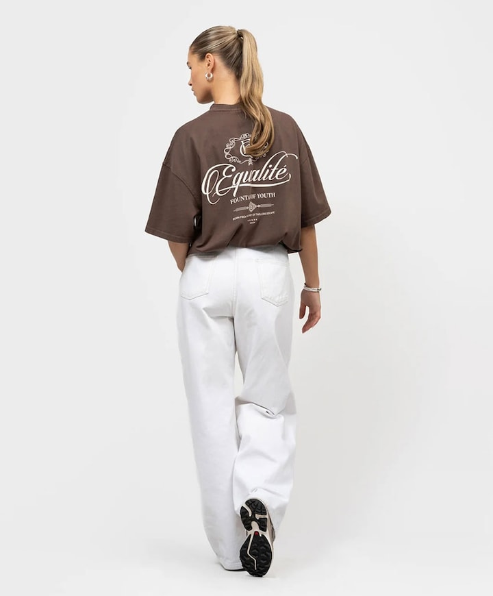 Uniseks t-shirt bruin