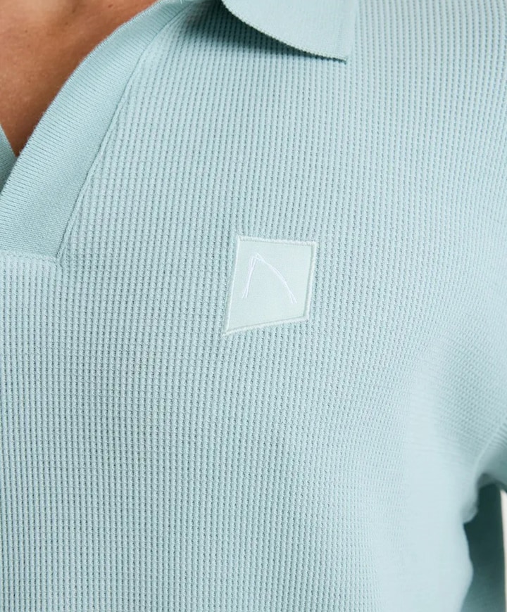 Heren polo blauw