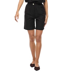 VIPRISILLA HW VOL - dames bermuda zwart