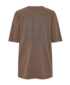 Heren T-shirt bruin