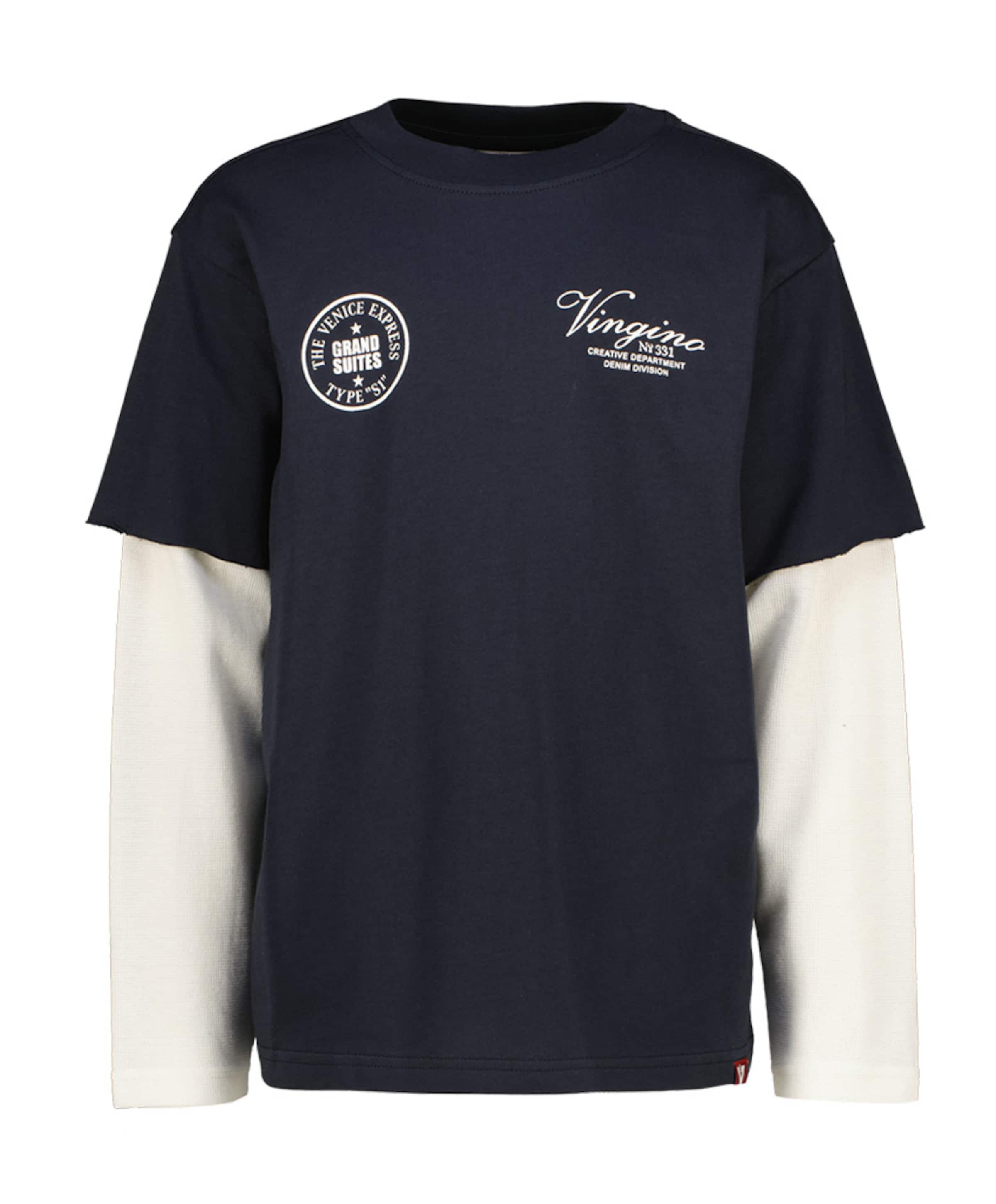 Jongens longsleeve blauw