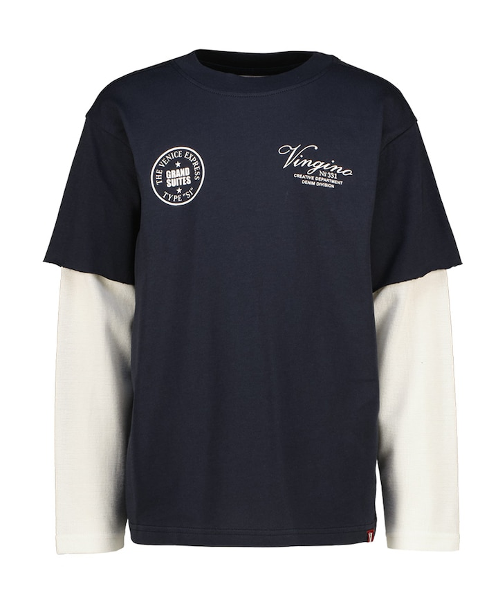Jongens longsleeve blauw