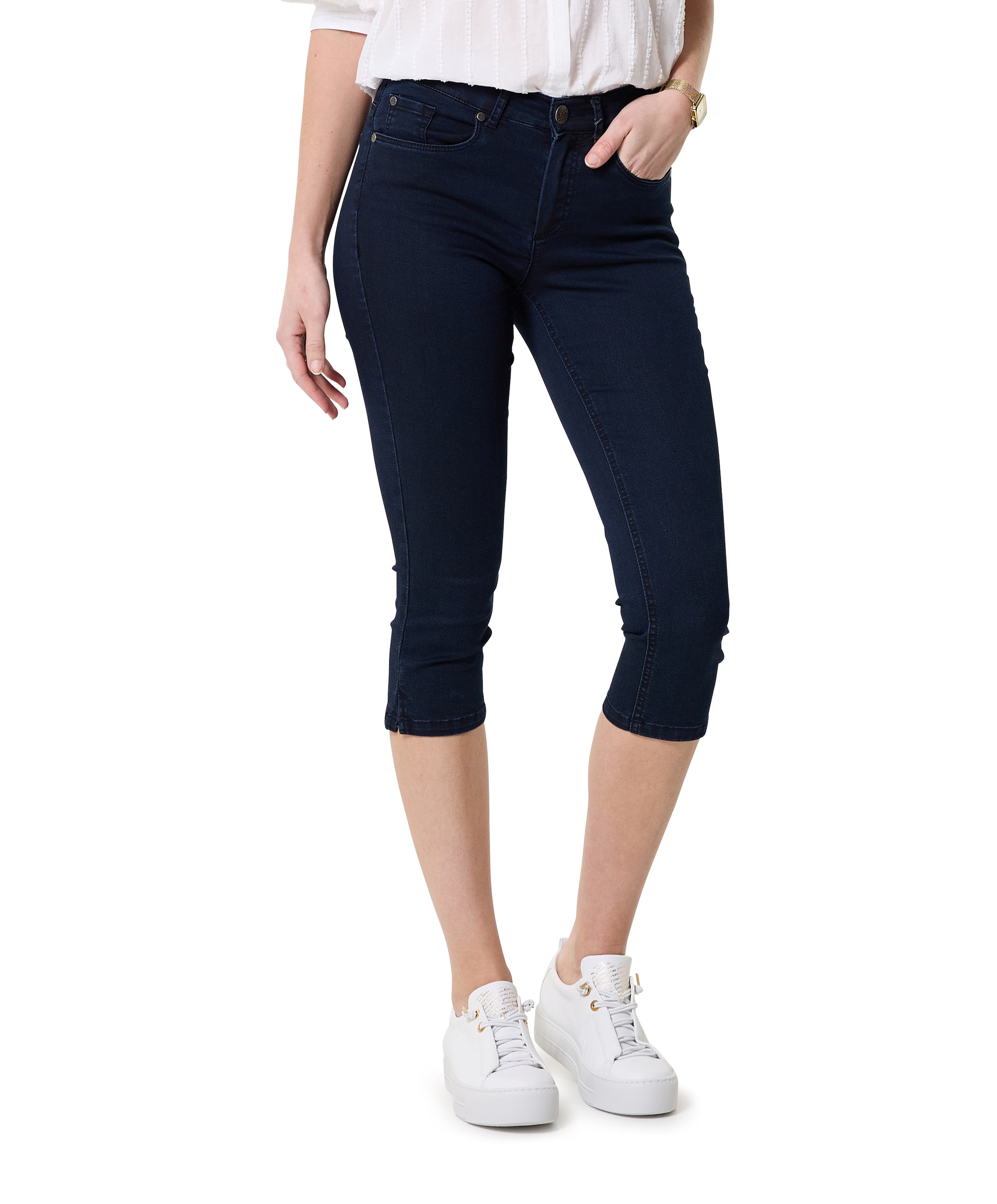 Dames capri blauw