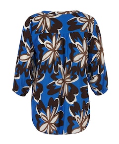 Dames blouse blauw
