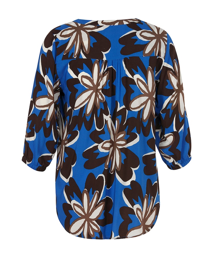 Dames blouse blauw
