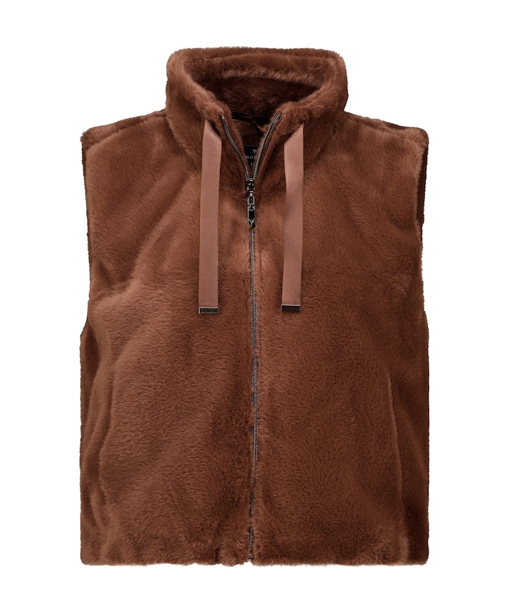 Dames bodywarmer bruin