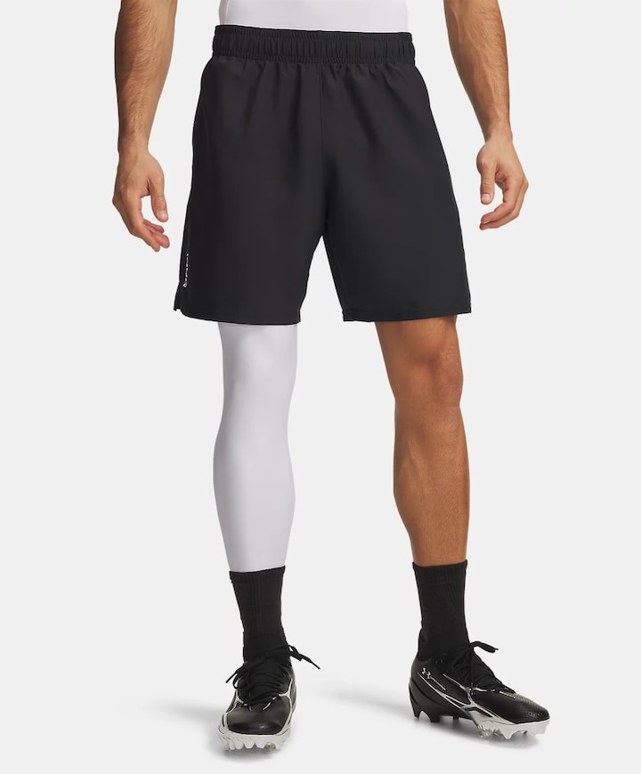 Ua Woven Wdmk Shorts-grn heren shorts zwart