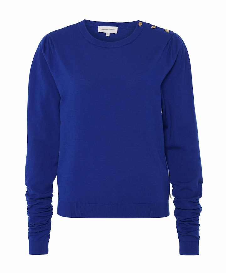 Dames trui blauw