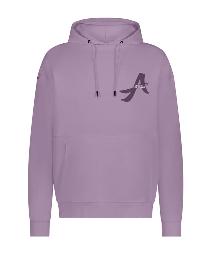 Heren hoodie paars