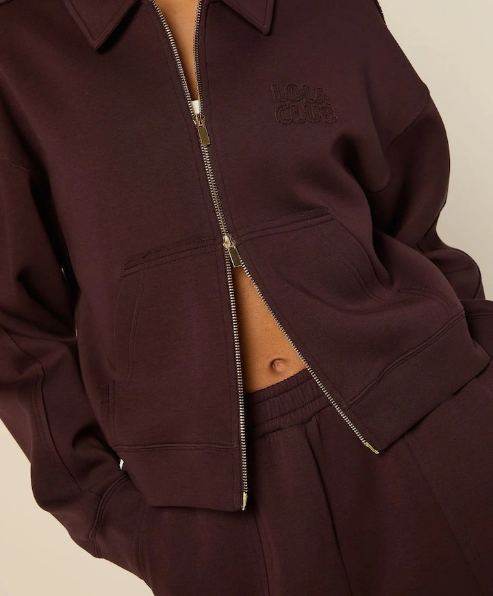 Dames jas bordeaux