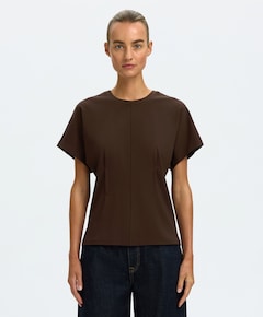 Dames T-shirt bruin