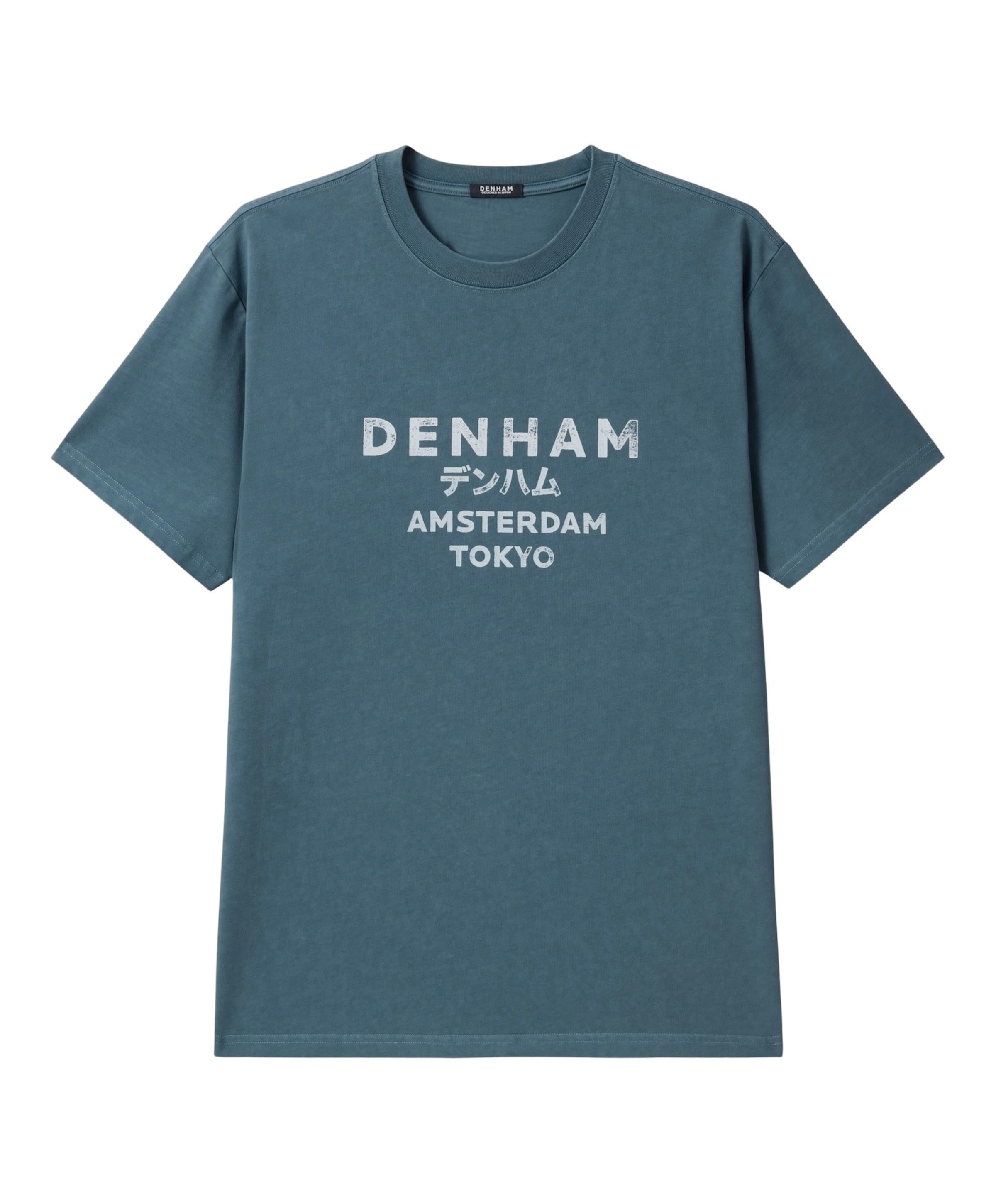 Heren T-shirt blauw