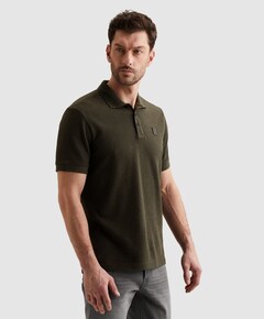 Heren polo grijs