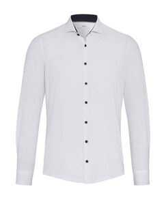 Heren overhemd lange mouw wit