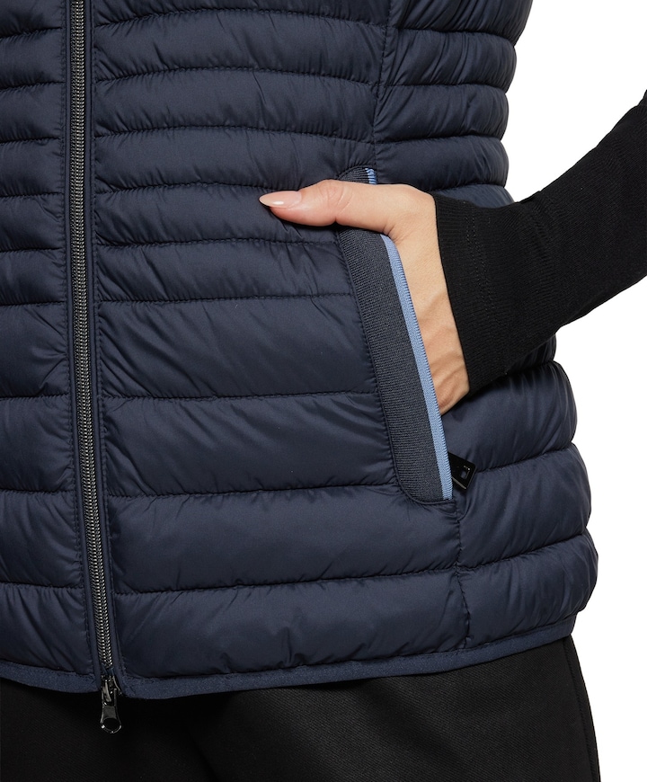 Dames bodywarmer blauw