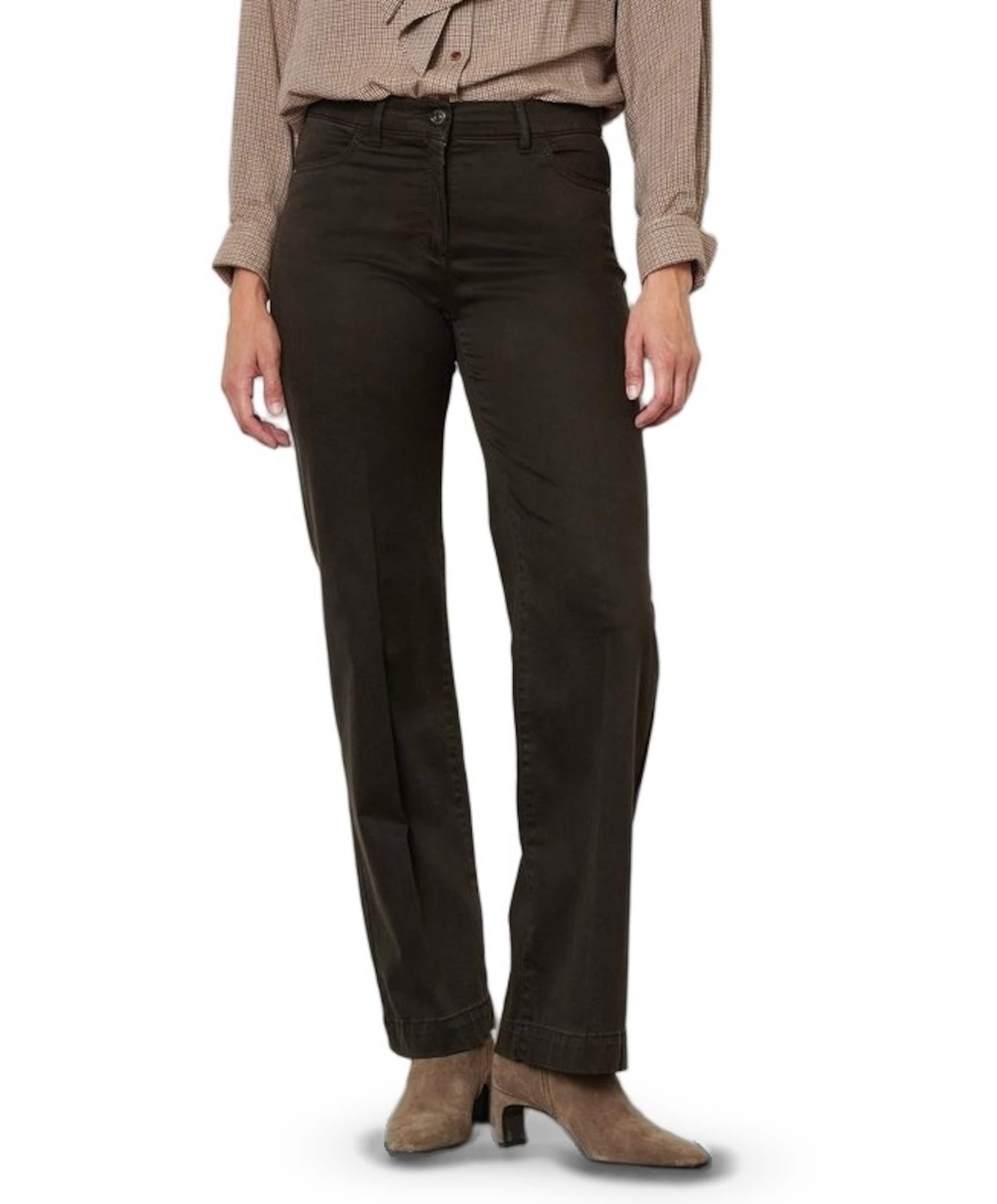 Jenny Wide dames broek bruin