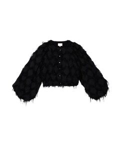 Meisjes blouse lange mouw zwart