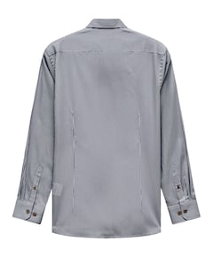Heren overhemd lange mouw blauw