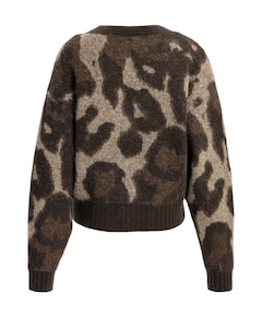 Dames vest bruin