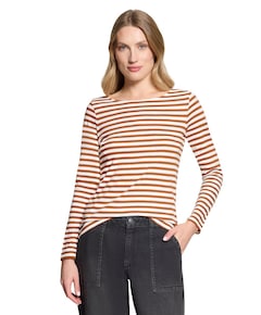 Dames longsleeve bruin