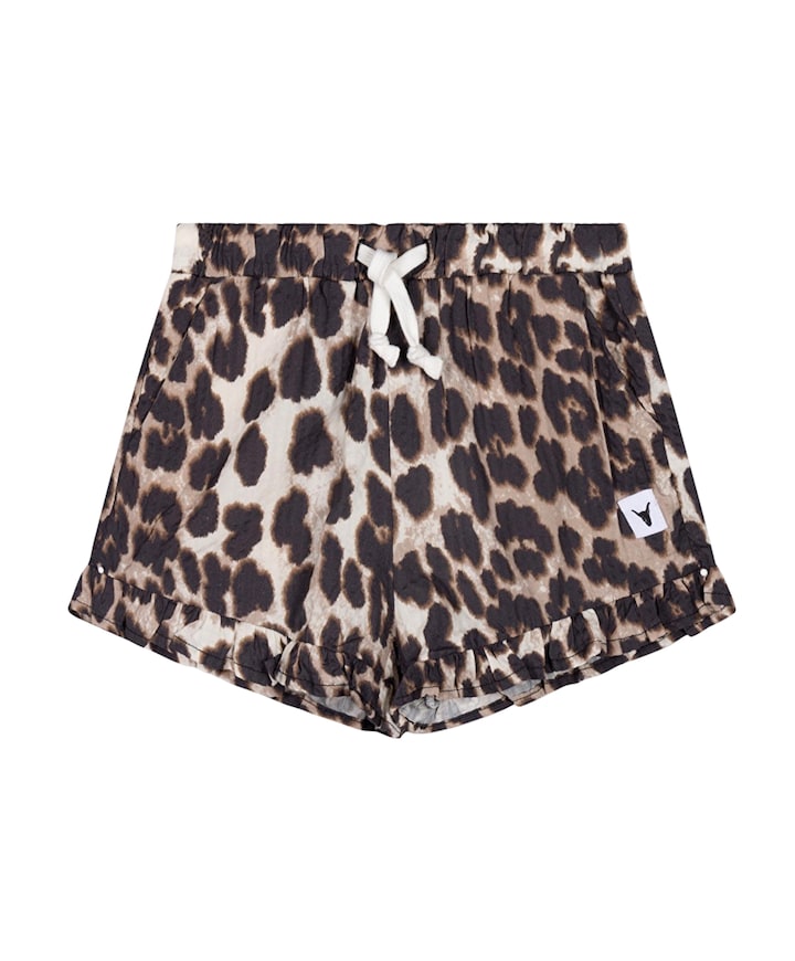 KIDS ANIMAL SHORTS meisjes korte broek bruin