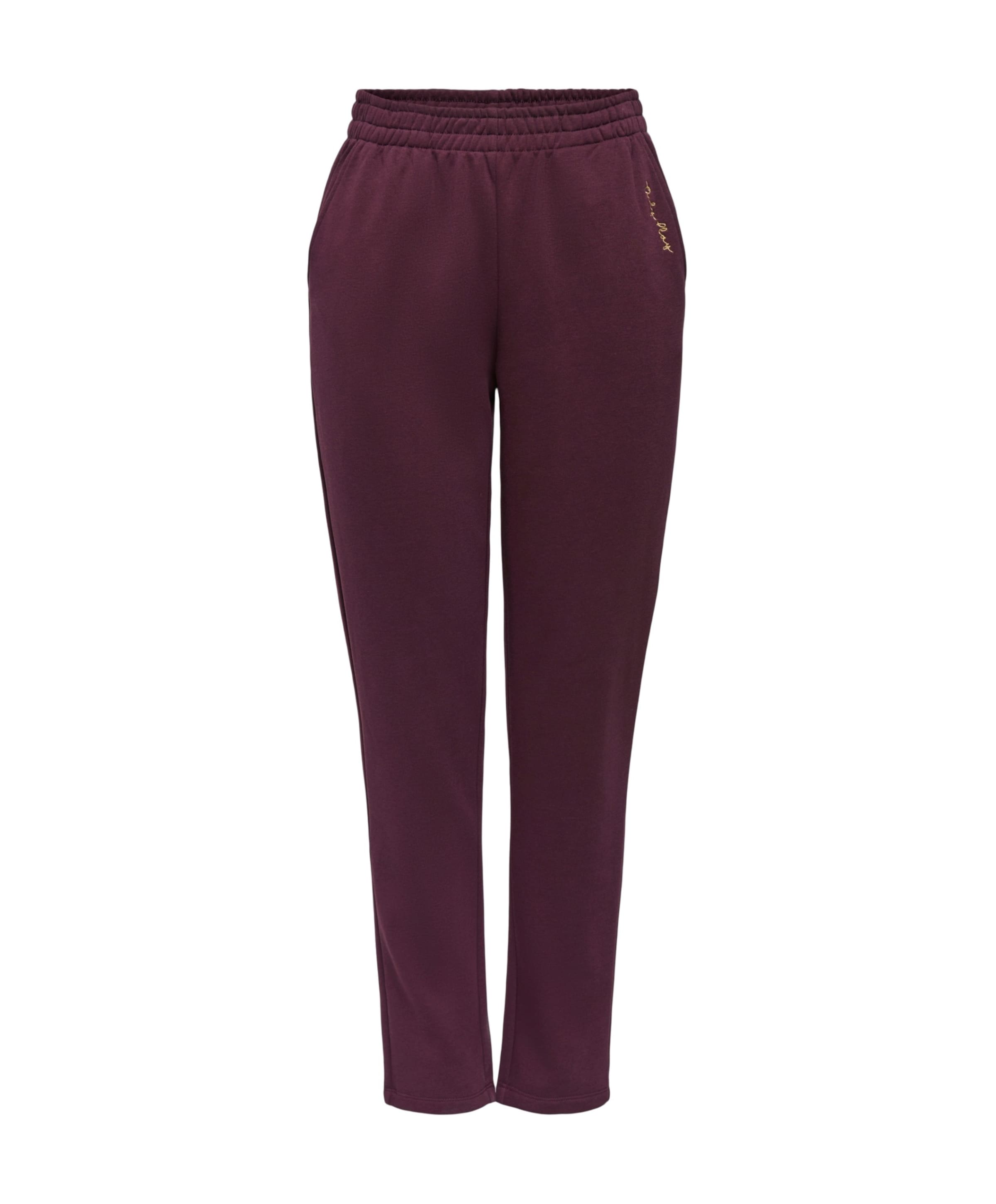 ONPACE MW BRUSH TAPPERED SWT PNT dames trainingsbroek bordeaux