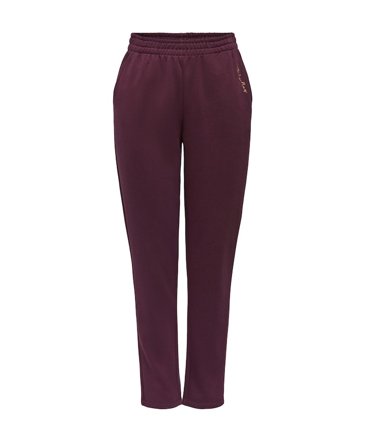 ONPACE MW BRUSH TAPPERED SWT PNT dames trainingsbroek bordeaux