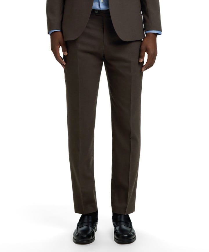 SLHSLIM-NEIL TRS B NOOS heren pantalon bruin