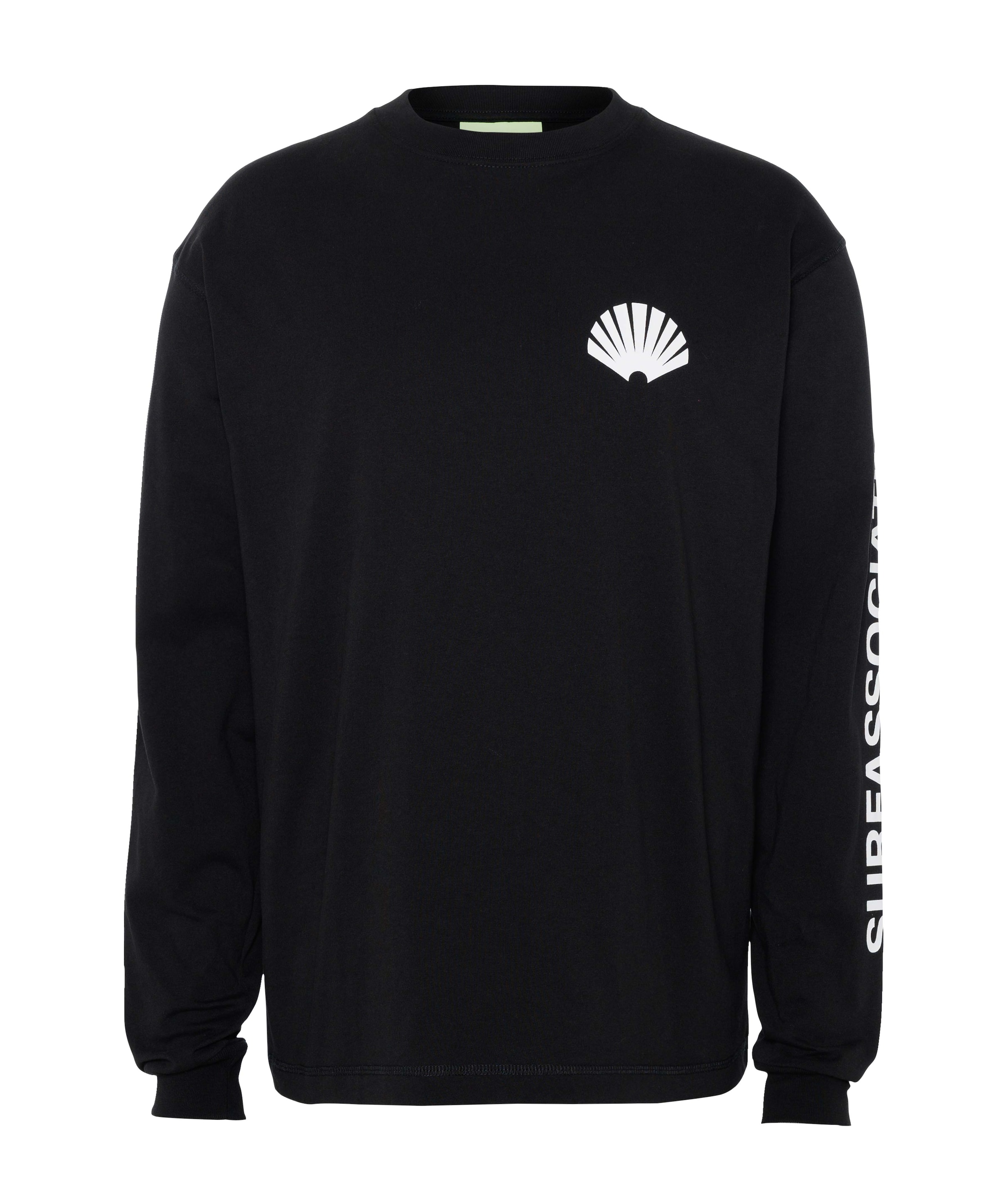 Heren longsleeve zwart