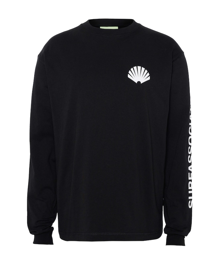 Heren longsleeve zwart