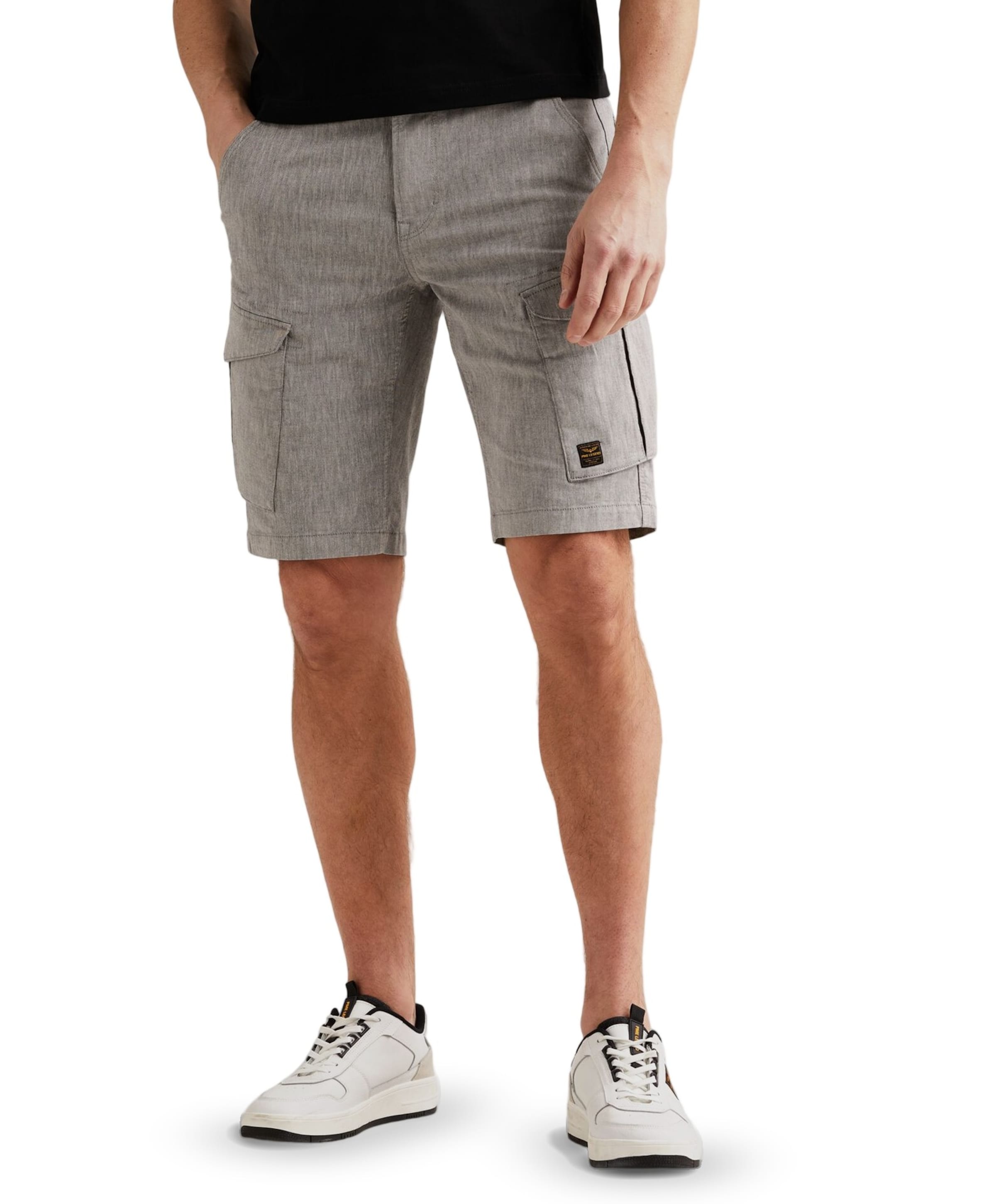 JETHEED CARGO SHORTS GREY INDIGO W heren korte broek grijs