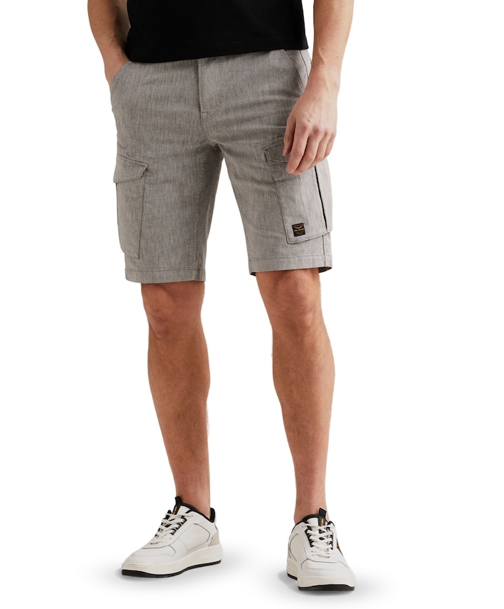 JETHEED CARGO SHORTS GREY INDIGO W heren korte broek grijs