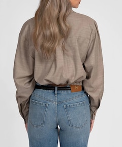 Dames blouse beige