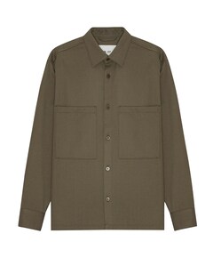 Heren overshirt bruin