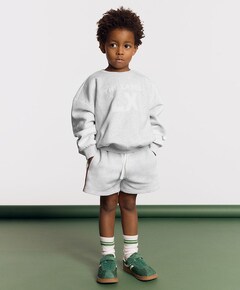 KIDS SWEAT uniseks korte broek grijs