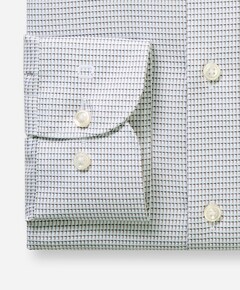 Heren overhemd lange mouw beige