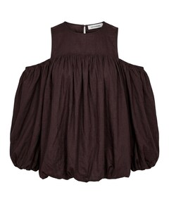 Dames blouse bruin