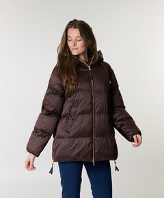 Dames jas bruin
