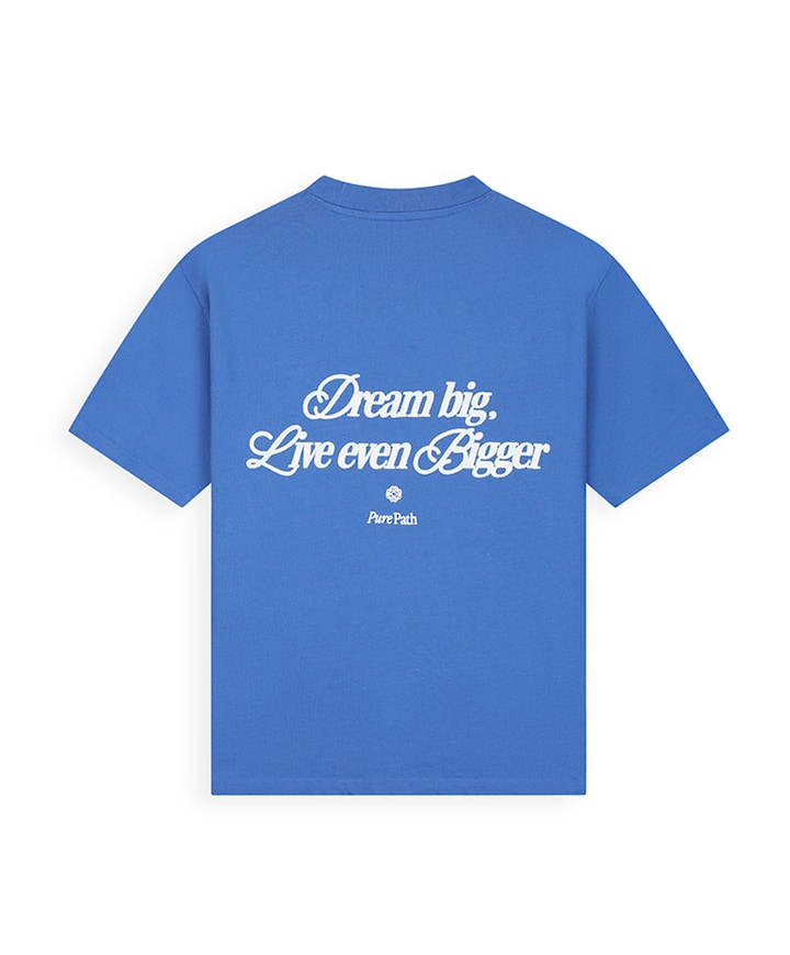 Heren T-shirt blauw