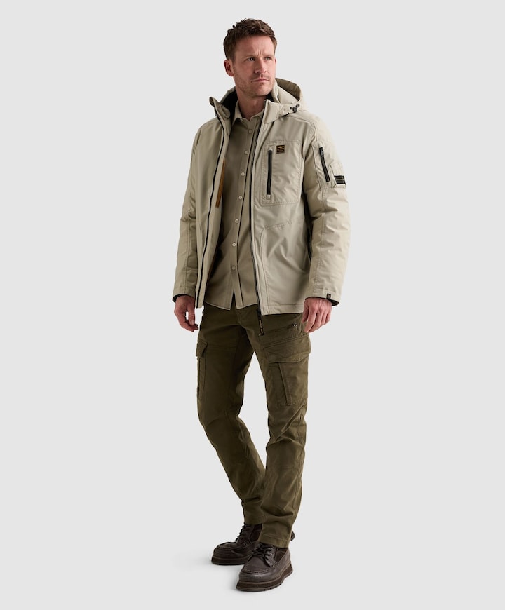 Heren jas beige