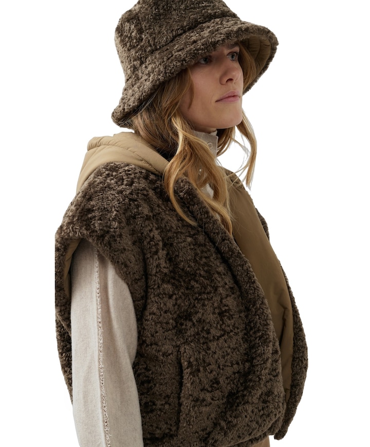 Dames hoofdaccessoire bruin