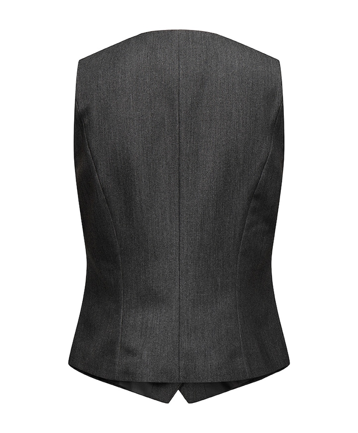 Dames gilet grijs