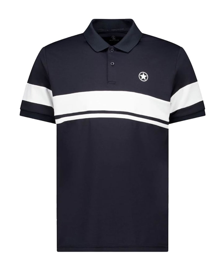 Heren polo blauw