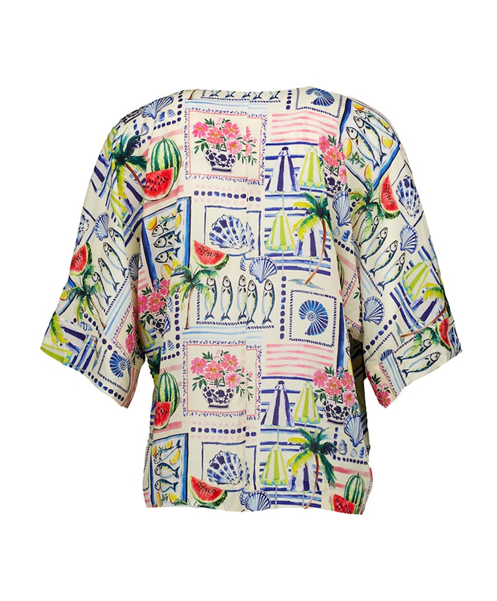 Dames blouse multicolor