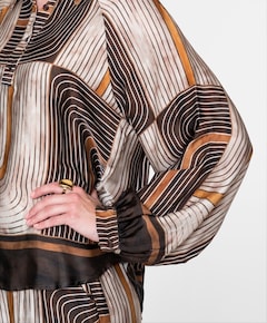 Dames blouse bruin