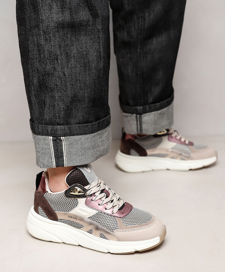 Vic Harmony dames sneakers beige